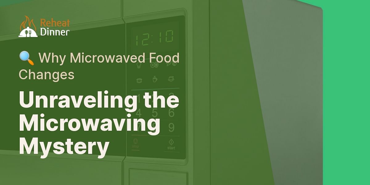 why-does-food-taste-different-when-reheated-in-a-microwave-compared-to